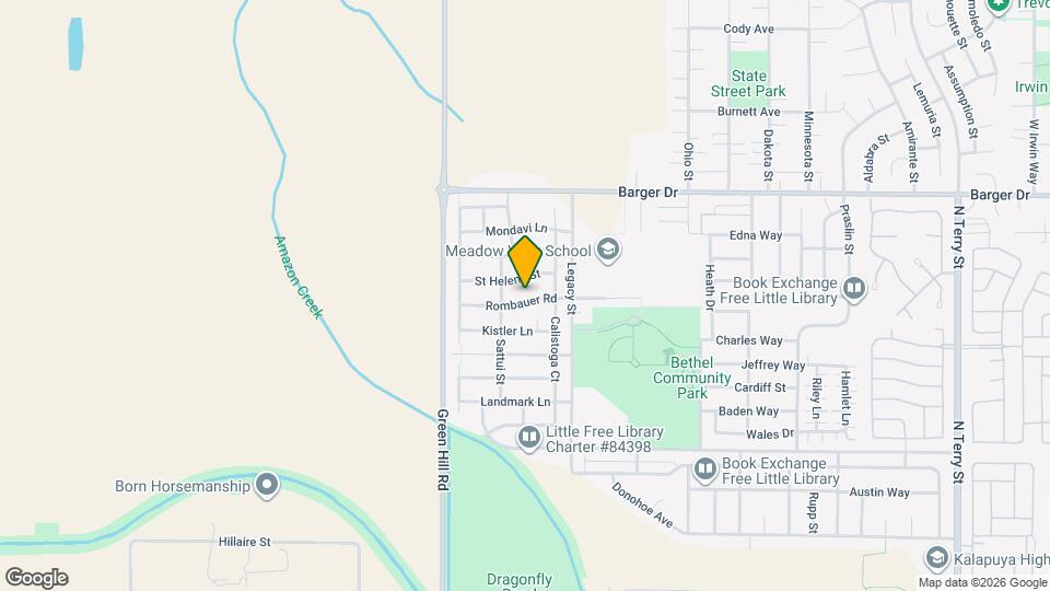 5953 Rombauer Rd Map and Location Details