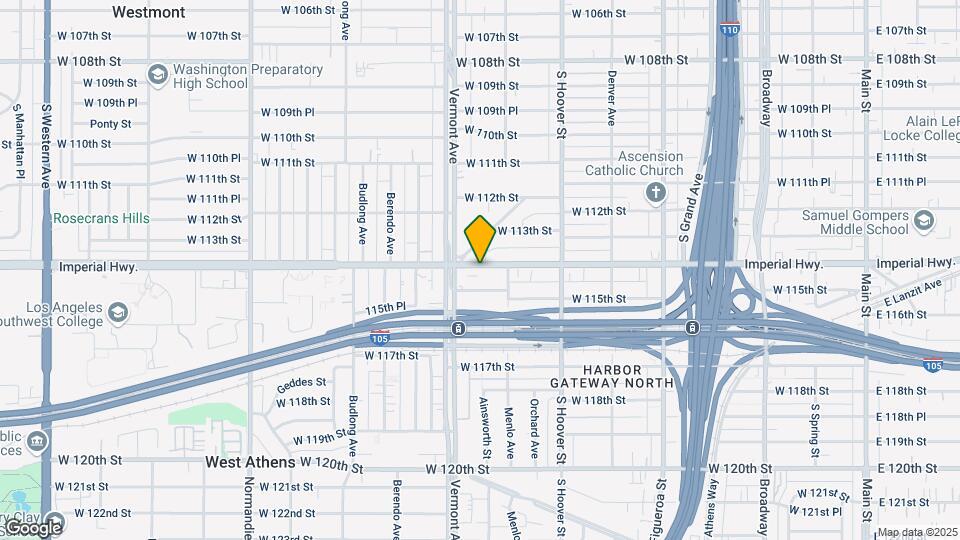 832 W Imperial Hwy Map and Location Details