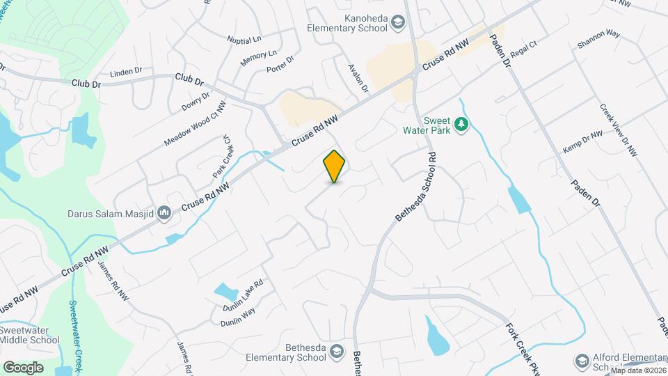 705 Avalon Forest Dr NW Mapa y Detalles de la Ubicación