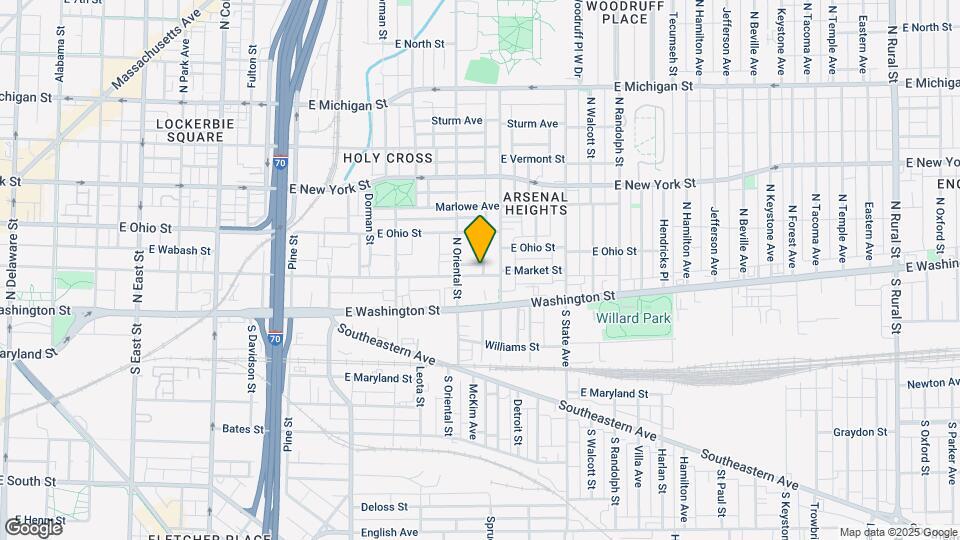 1420 E Market St Map and Location Details
