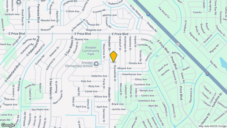 1347 Russellville St Map and Location Details