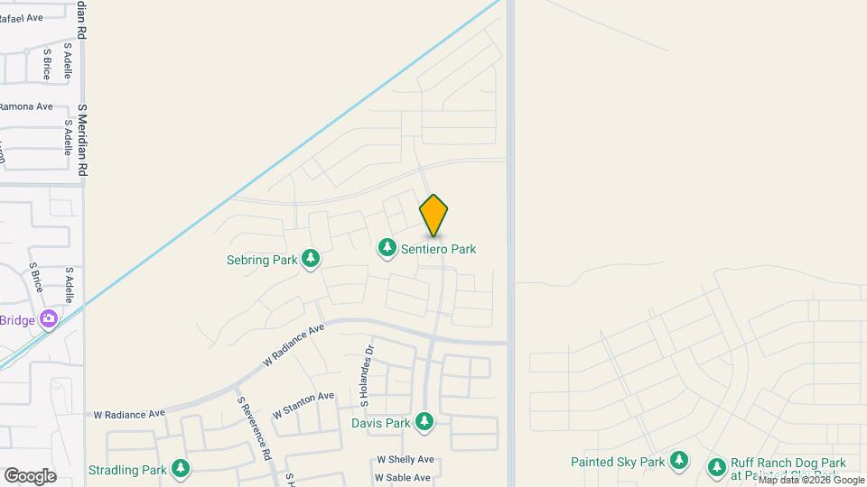 9173 S Palo Verde Dr Map and Location Details