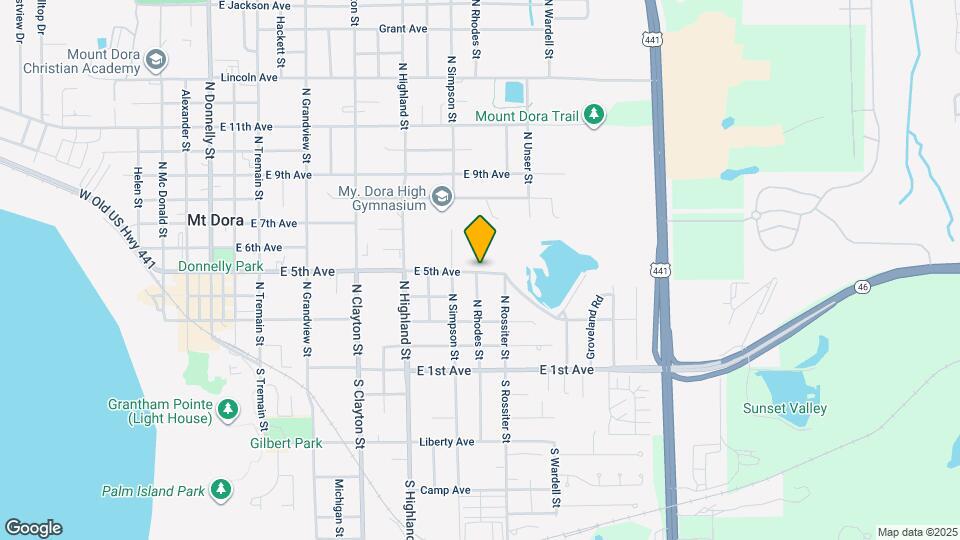 1203 E 5th Ave Mapa y Detalles de la Ubicación