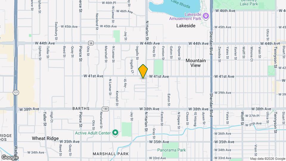 4085 N Harlan St, Unit 8B Map and Location Details