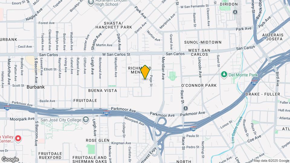 450 S Willard Ave Map and Location Details