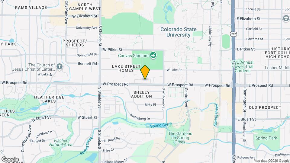 720 W Prospect Rd Map and Location Details