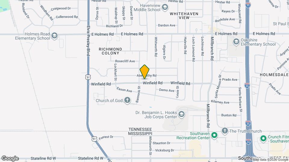 1396 Winfield Rd Mapa y Detalles de la Ubicación
