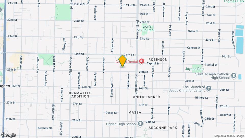 2480 Van Buren Ave Map and Location Details