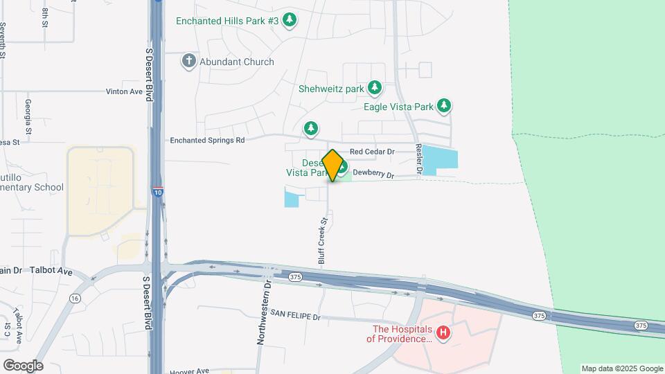 2058 Bluff Creek St Map and Location Details