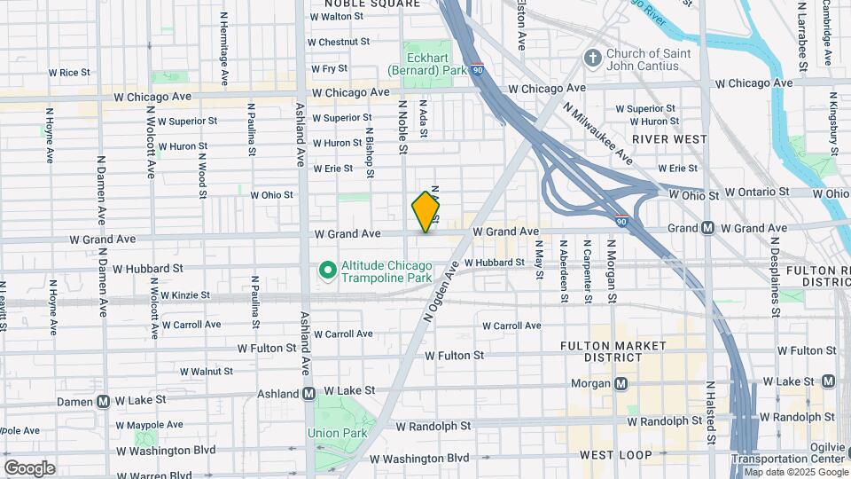 1361 W Grand Ave.-Unit -2 Map and Location Details