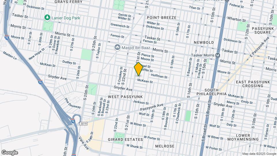2035 McKean St Map and Location Details