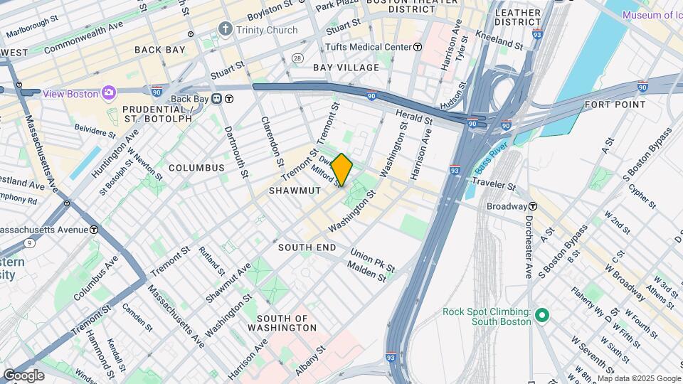 262 Shawmut Ave, Unit 1 Map and Location Details