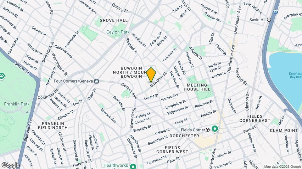186 Bowdoin St, Unit 32 Map and Location Details