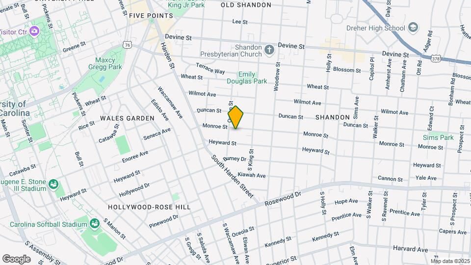 2508 Monroe St Map and Location Details