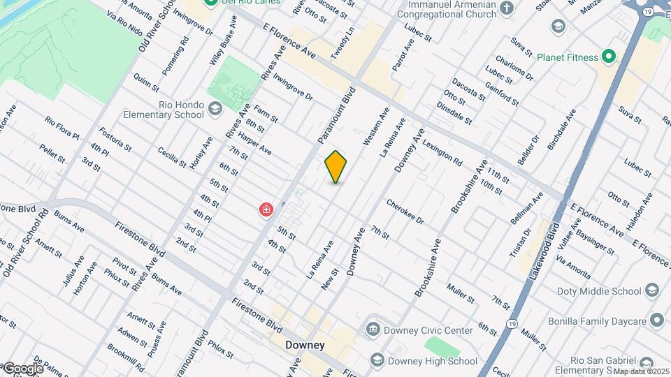 10531 Western Ave Mapa y Detalles de la Ubicación