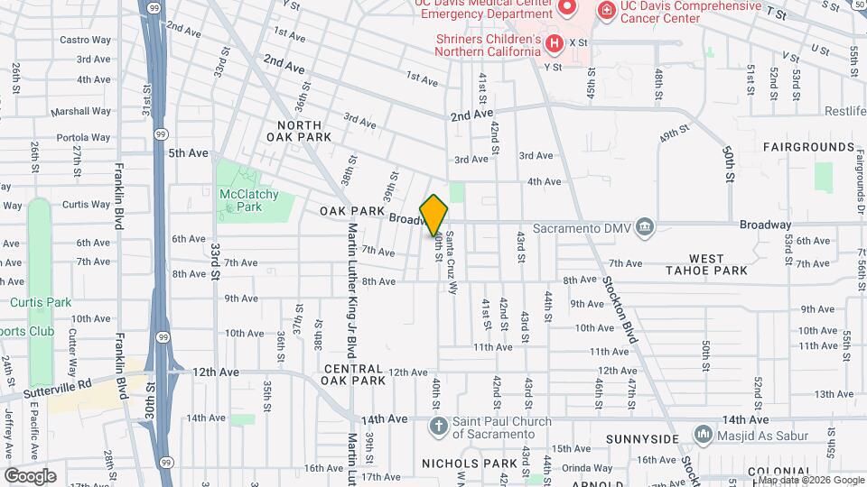 3102 40th St Map and Location Details