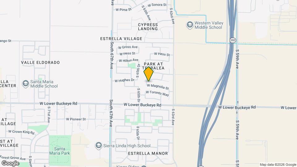 6418 W Magnolia St Mapa y Detalles de la Ubicación