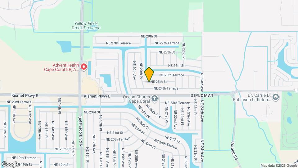 2026 NE 25th St Map and Location Details