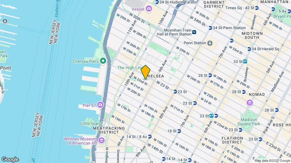 431 W 22nd St Map and Location Details