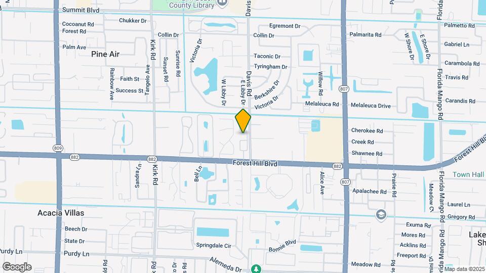 3549 Forest Hill Blvd Map and Location Details