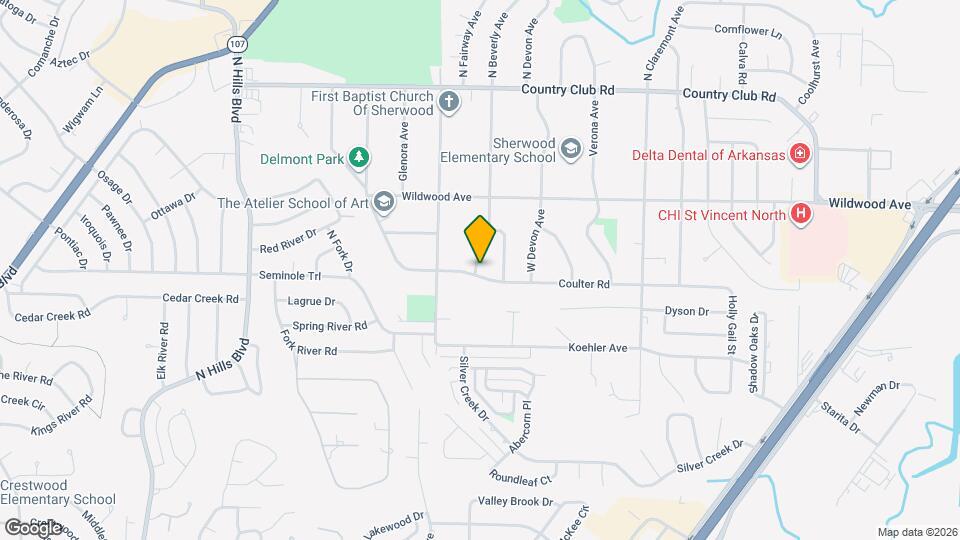 610 Beverly Ave Map and Location Details