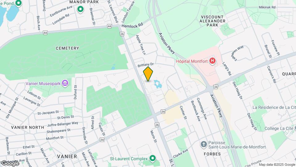 505 St. Laurent Blvd Map and Location Details