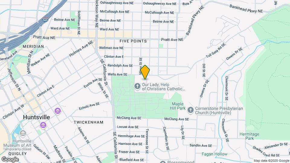 1219 Highland Ave SE Map and Location Details