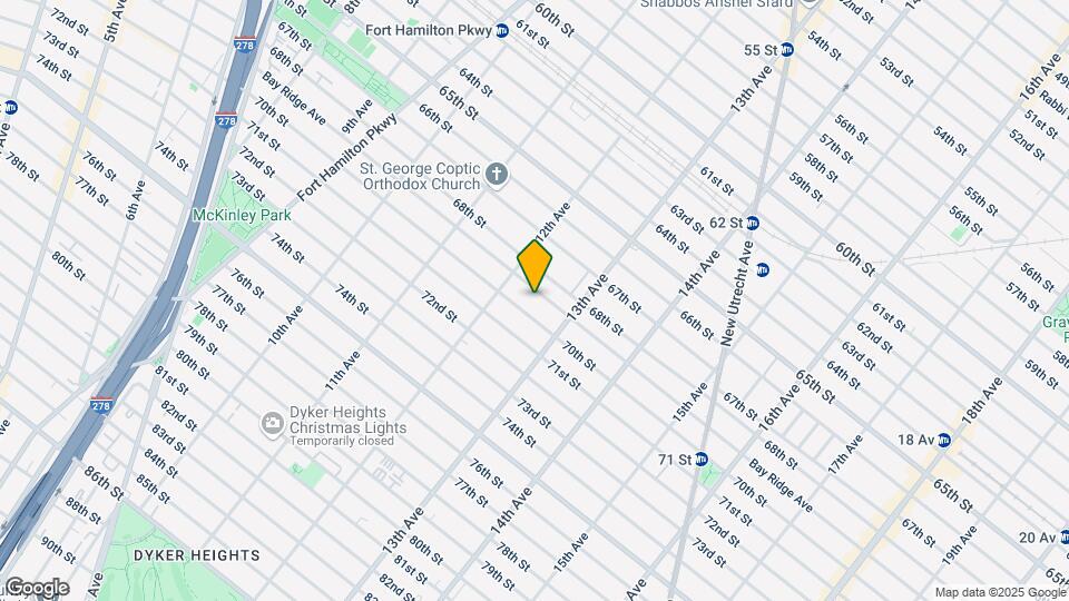 1240 Bay Ridge Ave Map and Location Details