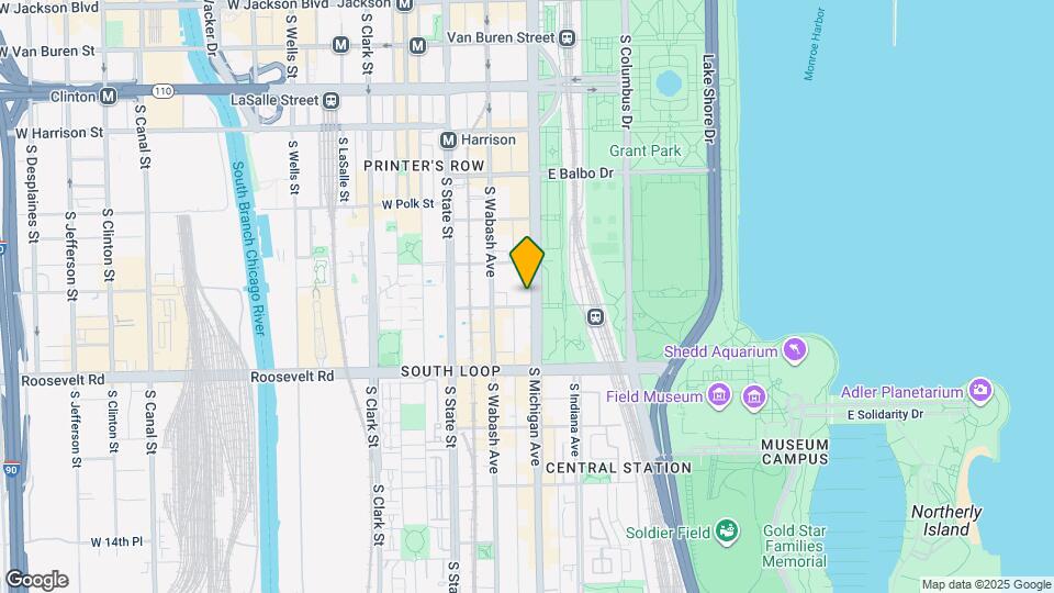 1006 S Michigan Ave Map and Location Details