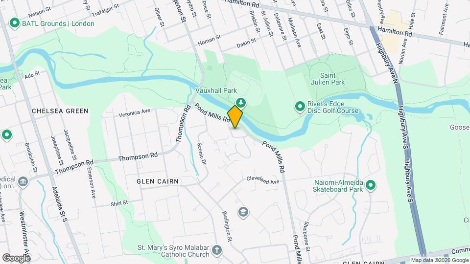 Rivers Edge Map and Location Details