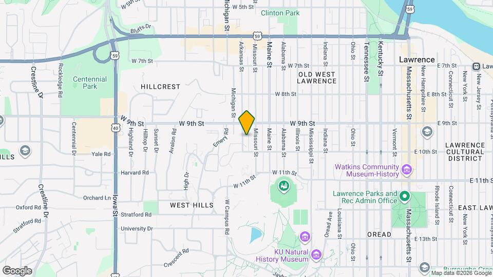 930 Arkansas St Map and Location Details