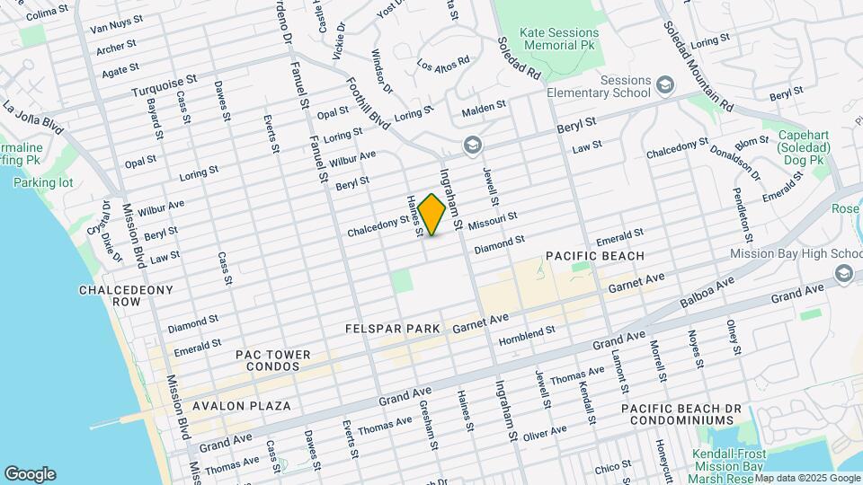 1519 Missouri St Mapa y Detalles de la Ubicación