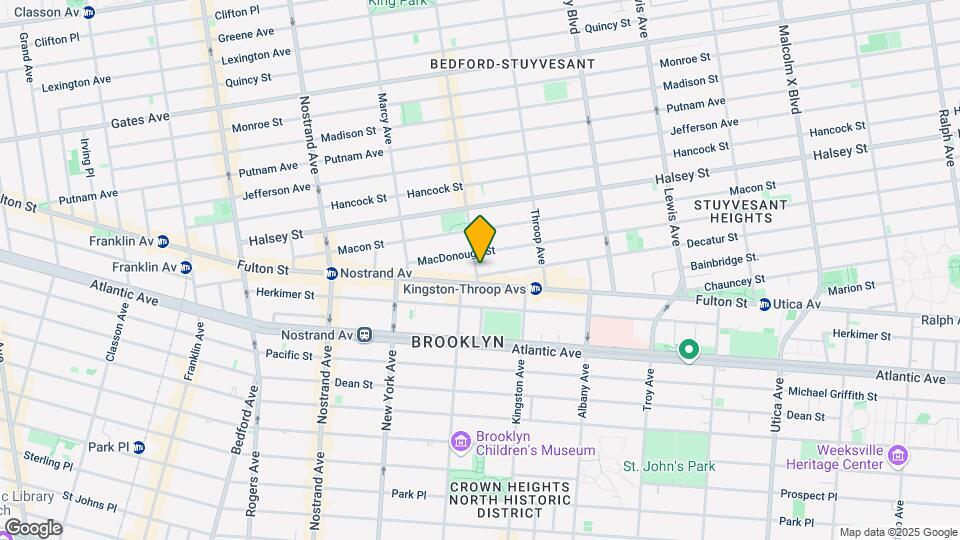 491 Tompkins Ave Map and Location Details