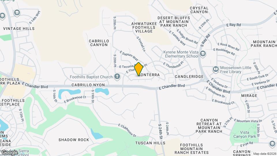 2202 E Mountain Sky Ave Map and Location Details