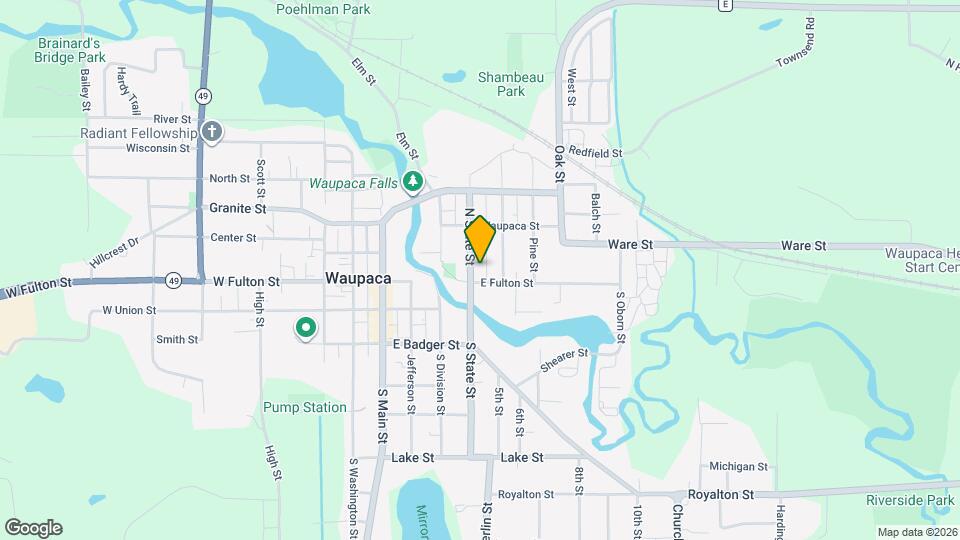 106 N State St, Unit 1/2 Map and Location Details