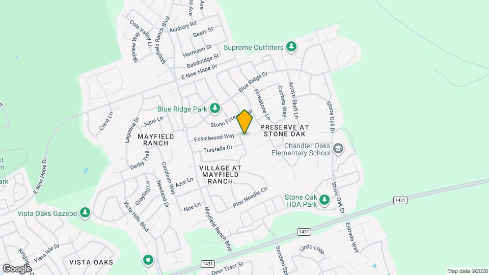 3664 Fossilwood Way Map and Location Details