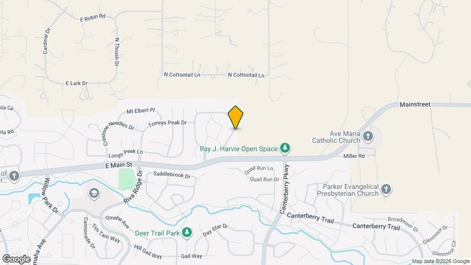 10796 E Quail Creek Dr Map and Location Details