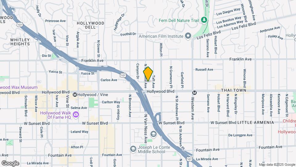 1728 N Van Ness Ave Map and Location Details
