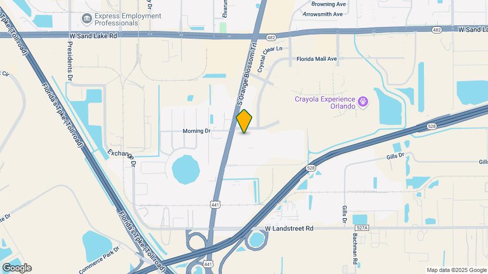 8421 S Orange Blossom Trl Map and Location Details