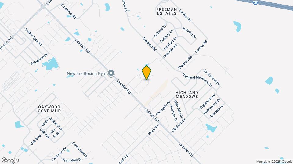 1250 Okeechobee Dr Map and Location Details