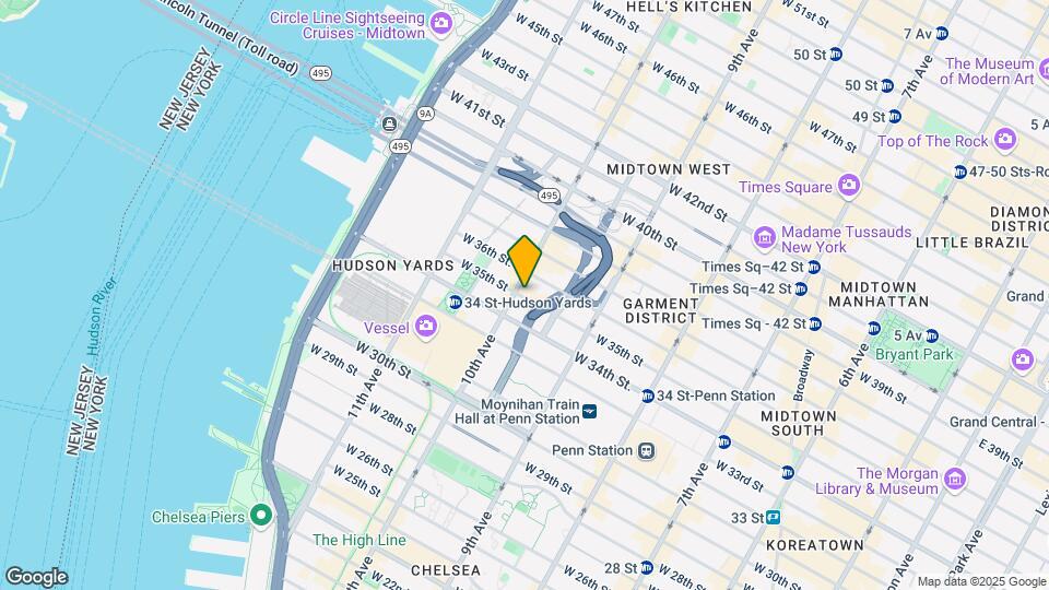 450 Tenth Ave Map and Location Details