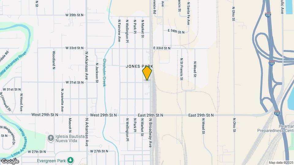5410 E 12th St N Map and Location Details