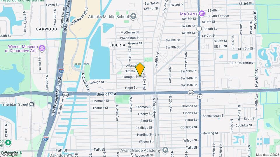 2218 Farragut St Map and Location Details