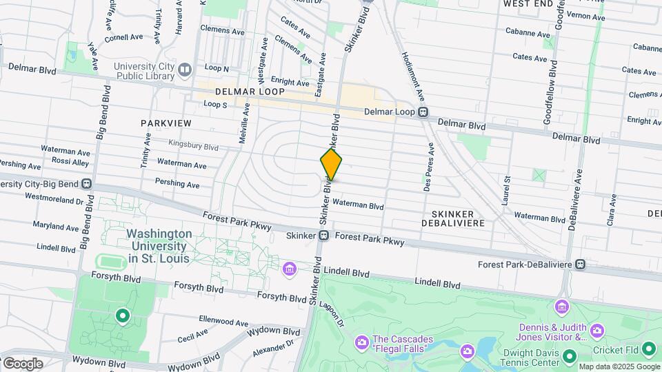 350 N Skinker Blvd Map and Location Details