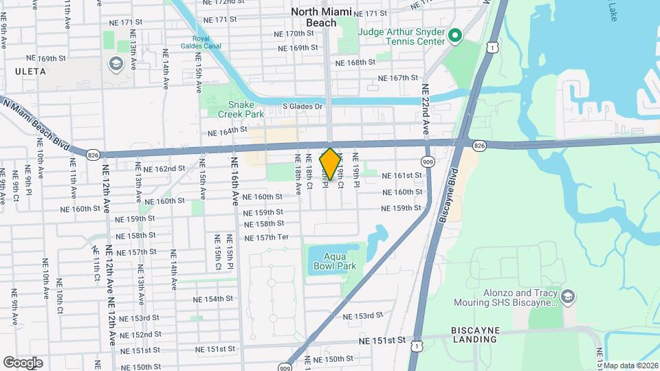 16041 NE 18th Pl Map and Location Details
