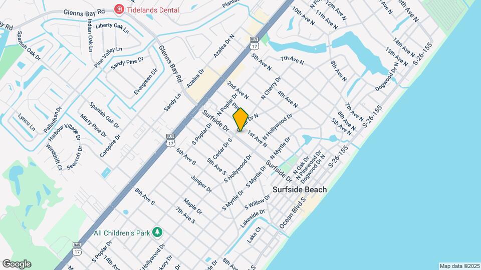 626 Surfside Dr Map and Location Details