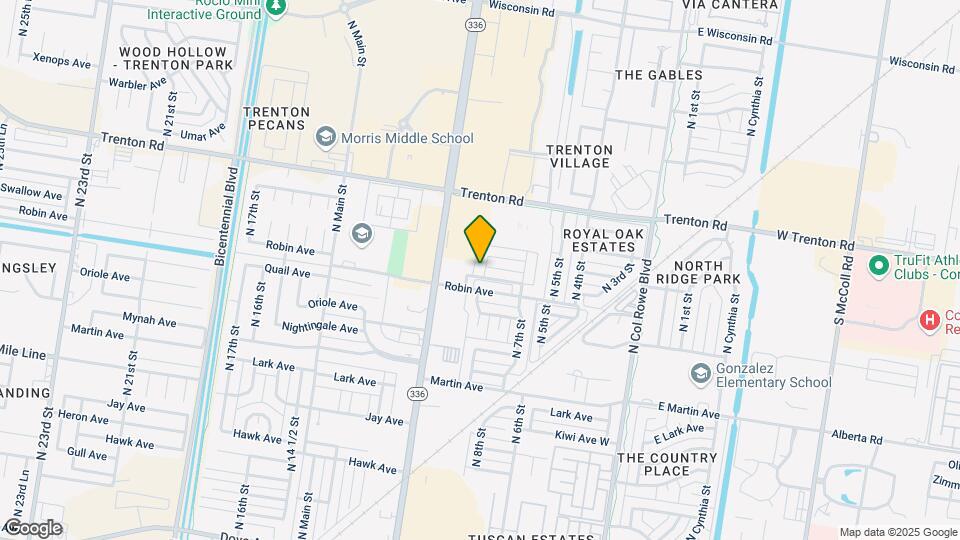 7101 N 8th St Map and Location Details