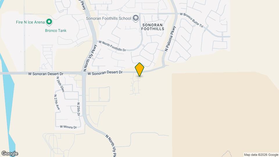 2121 W Sonoran Desert Dr Mapa y Detalles de la Ubicación