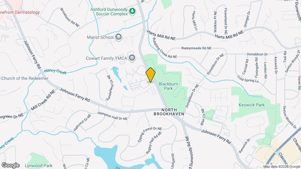 3607 Ashford Creek Dr NE Map and Location Details
