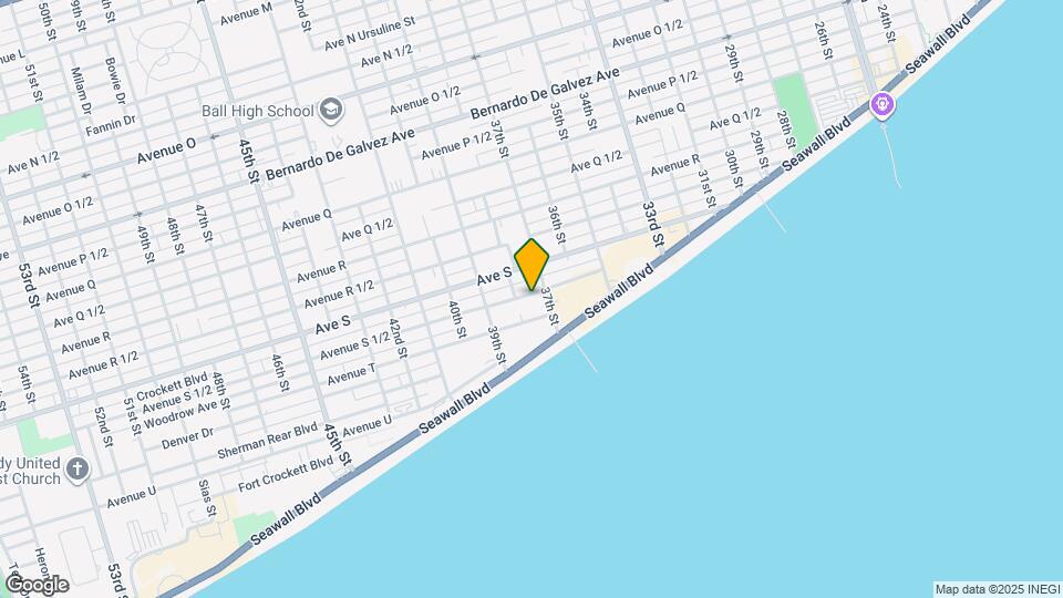 3715 Avenue S 1/2 Map and Location Details